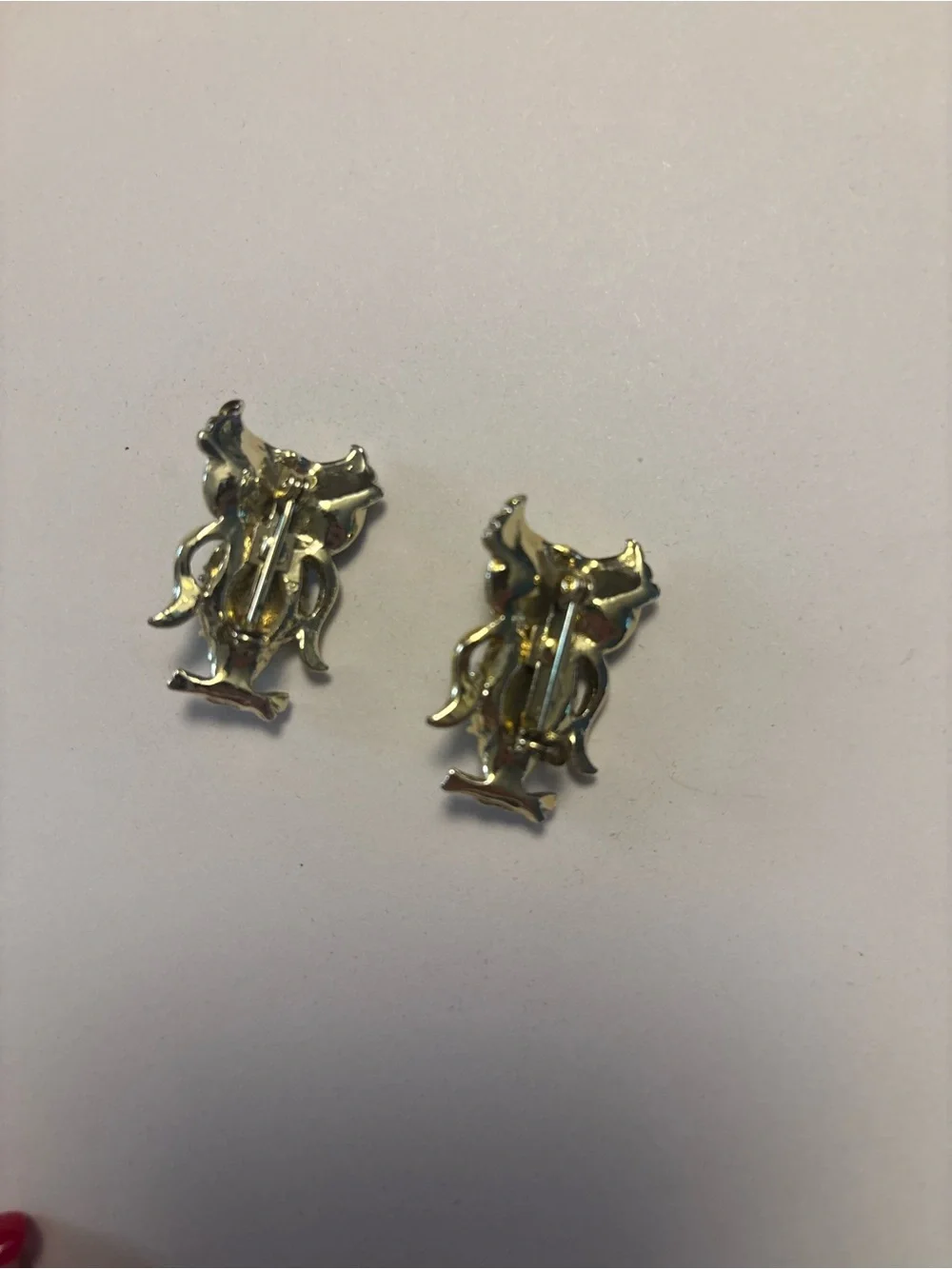 Vintage Silver-Tone Blue Crystal Owl brooches - Unbranded